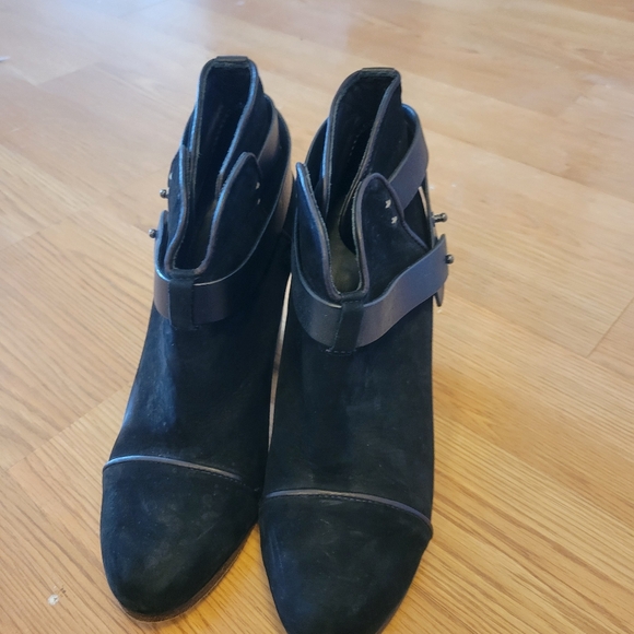 Rag and bone black suede booties - Picture 5 of 6